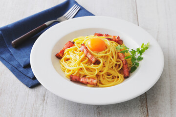 スパゲッティカルボナーラ　Spaghetti Carbonara