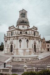 Obraz premium View of the Church of St. Mary of Mount Berico in Vicenza, Veneto, Italy, Europe, World Heritage Site