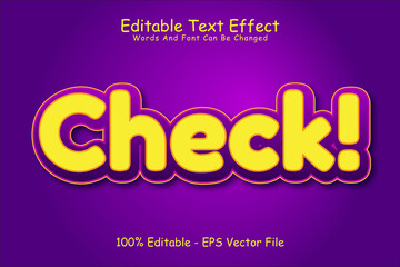 Check editable Text effect 3 Dimension Emboss modern style