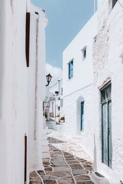 Alley in Paros, Greece
