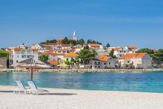 Old town of Primosten, Dalmatia, Croatia, Europe