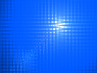 Abstract neon glowing blue pattern