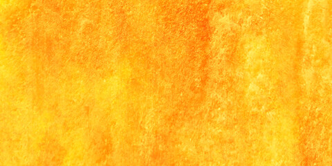Abstract hand painted yellow or orange texture, Brush painted orange or yellow grunge paper texture, Bright beautiful orange or yellow background with scratches for creative design.