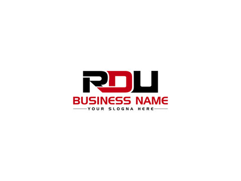 Modern RDU Logo Letter Vector Icon, Creative RD Logo Icon Design For Any Type Of Business