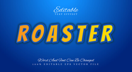 Fototapeta premium roaster text effect