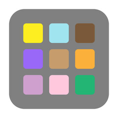 A collection of many icons, summarized