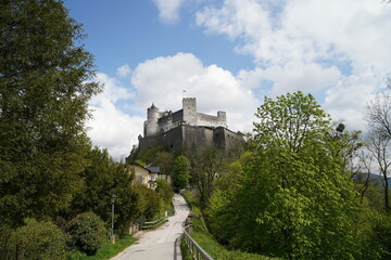Fototapeta na wymiar Hohensalzburg Castle, Salzburg Fortress, Salzburg High fortress, Austria Castles, Castle on a hill, Austria castle on a hill, Hohensalzburg Fortress, Festurg Hohensalzburg