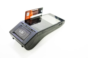 Making credit card payment in pos machine