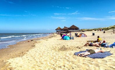 Beach scenes Cadzand, Netherlands