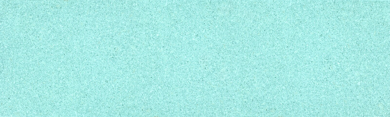 Fototapeta na wymiar Light turquoise color stone surface wide texture. Abstract bright teal backdrop. Pastel aquamarine colour panoramic textured background