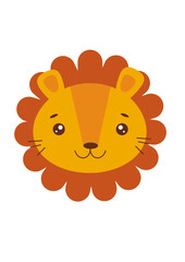 lion head vector