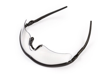 Ballistic protective eyewear on a white background