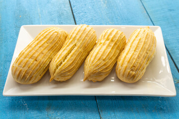Profiteroles Recipe - Cream Puffs Recipe - Perfect Choux Pastry. food concept