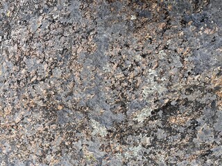 Granite Natural  granite with a grainy pattern and mold. Stone background texture. Solid rock surface close-up.