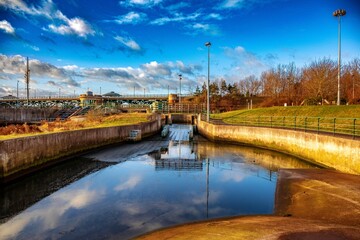 Fototapeta premium Stockton-on-Tees, north east England, UK