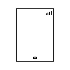 Black line icon for Internet  connection