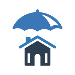 Real estate insurance icon