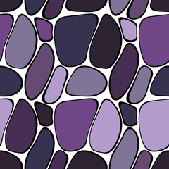 Abstract sea stones seamless pattern for fabrics and packaging and gifts and cards and kids and wrapping paper