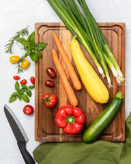 Colorful Fresh Vegetables