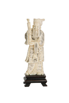 Statuette asiatique en ivoire