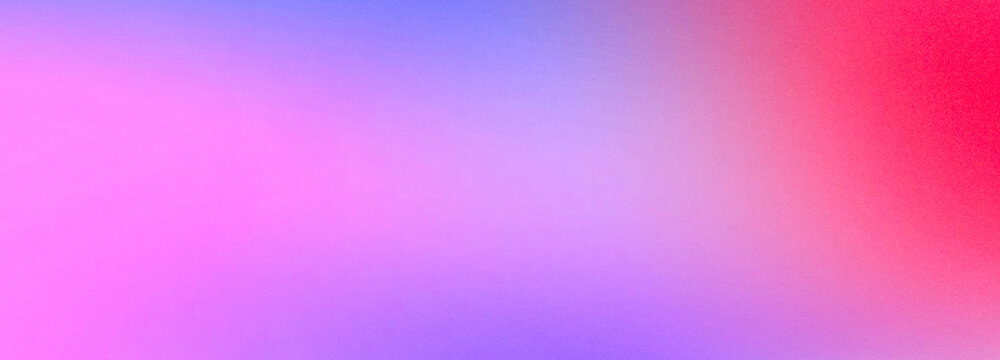 Pink purple violet gradient background blank. Horizontal banner or wallpaper tamplate. Copy space, place for text, text area. Bright illustration. Space metaverse web 3 technology texture	