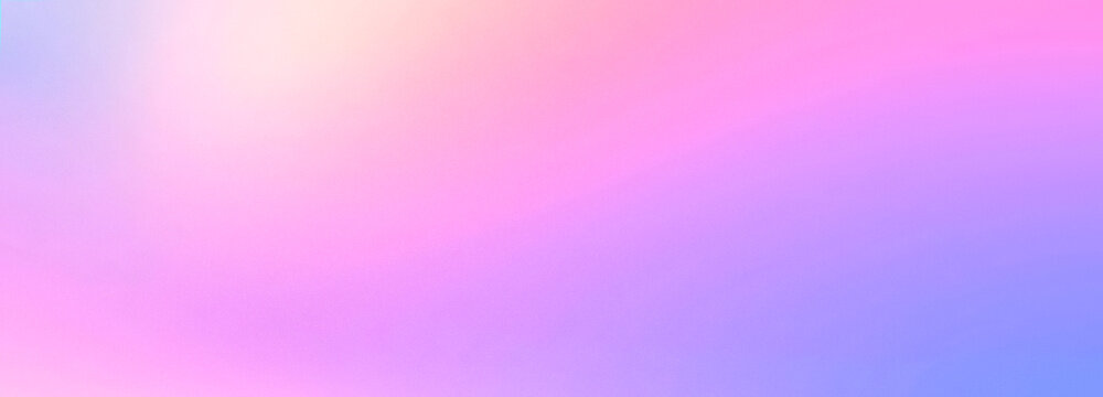 Pink purple violet gradient background blank. Horizontal banner or wallpaper tamplate. Copy space, place for text, text area. Bright illustration. Space metaverse web 3 technology texture	