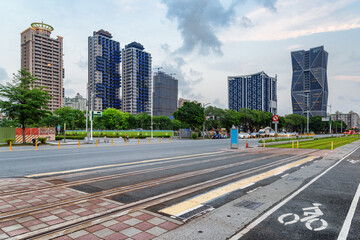 Chenggong 2nd Road at downtown of Kaohsiung, Taiwan