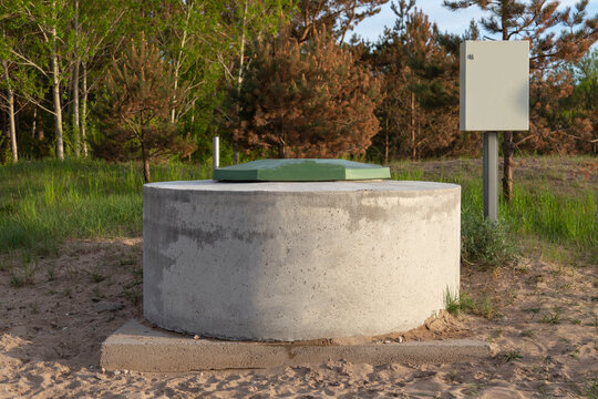 Septic tank installation, water treatment tank