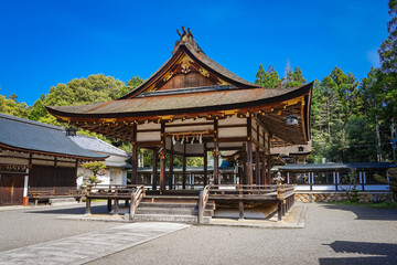 「てんのうさん」こと大鳥神社拝殿（滋賀県甲賀市甲賀町）