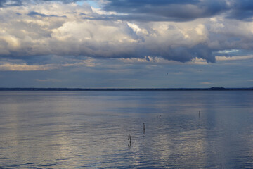 Coucher de soleil depuis le port de Cancale