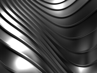 Metallic abstract steel stripe pattern background