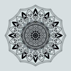 luxury mandala arabesque Vector indian mandala decoration round ornament circular pattern alpona