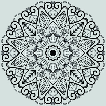 luxury mandala arabesque Vector indian mandala decoration round ornament circular pattern alpona