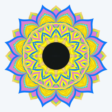 luxury mandala arabesque Vector indian mandala decoration round ornament circular pattern alpona