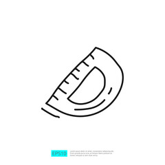 certificate paper doodle line icon