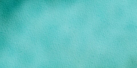 Watercolor background with blue, cyan and green pastel color on canvas paper. Texture in abstract illustration.