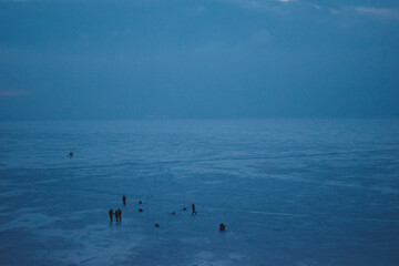 Frozen Gulf of Finland