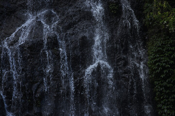 Splash of beautiful waterfall at West Java Indonesia. 