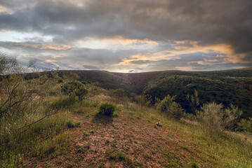 Photography at sunset from the Sierra de la Cabrera, Madrid