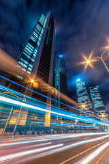 Nightlife and treachery. Cuatro Torres Business Area is a business park next to Paseo de la Castellana, in the La Paz neighborhood of Madrid, built on the land of the former Real Madrid Sports City