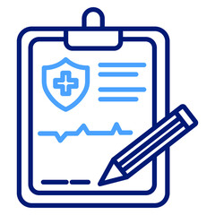 medical report Vector icon which is suitable for commercial work and easily modify or edit it

