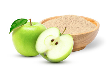 Green Apple with powder