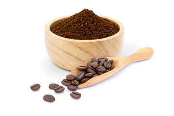 coffee beans and instant coffee