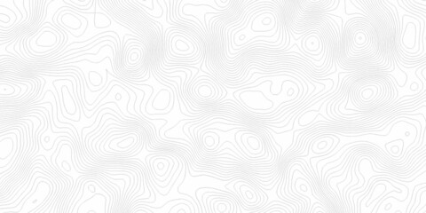 White wave paper curved reliefs abstract background, Abstract topographic contours map on concept of a conditional geography scheme and the terrain path. Dark on black, vector illustration.