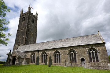 Fototapeta na wymiar St Maybn Civil Parish Cornwall England UK