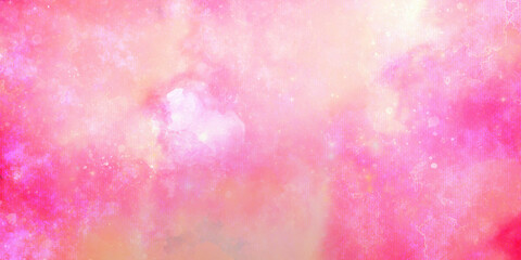 Abstract watercolor background with space Pink watercolor background texture, blotches of watercolor paint, textured grainy paper, light pink wash with abstract blob design.