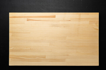 Wooden Cutting board with place for text. Walnut handmade wood cutting board