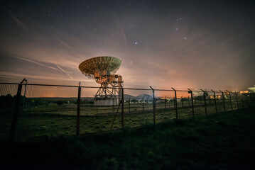 the call, Satellite Tracking Station with five large satellite dishes, Gandullas, Madrid