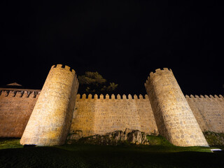 The wall of Ávila, a UNESCO World Heritage Site, is a Romanesque military fence that surrounds the old town of the Spanish city of Ávila.