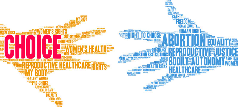 Choice Word Cloud on a white background. 